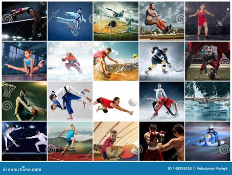 Sports Collage Images .